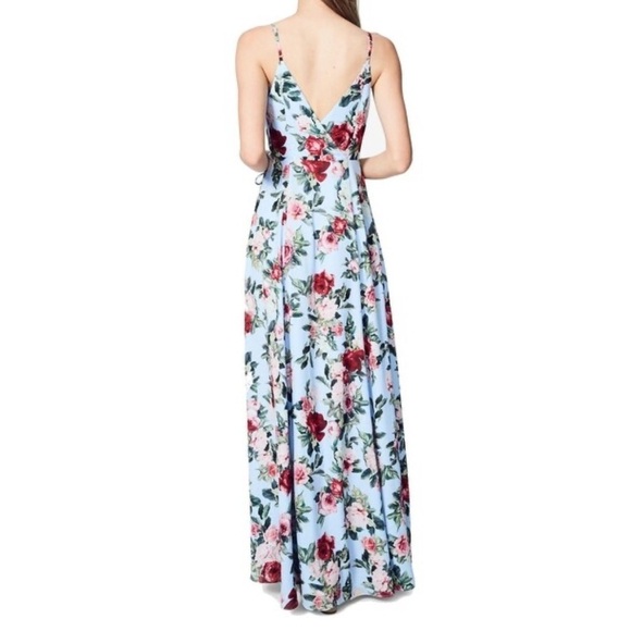Fame and Partners Floral Wrap Maxi Dress - Picture 2 of 5